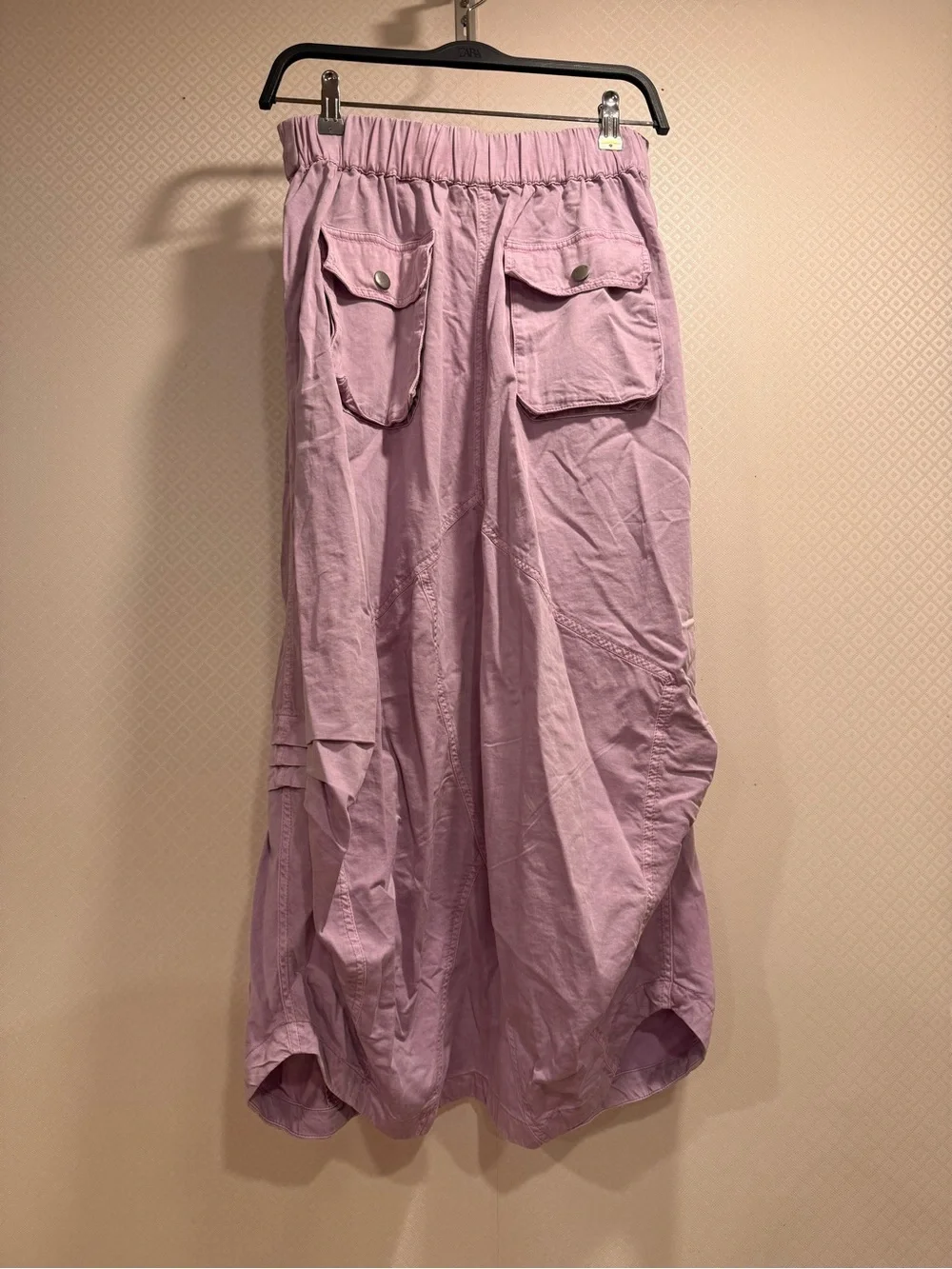 NWT Free People Willow Poplin Maxi Skirt in Pink Lavender Size XS